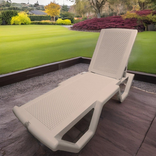 Шезлонг под искусственный Сантьяго Ротанг "SANTIAGO RATTAN" (Слоновая ...