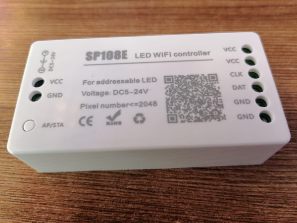 Wi-Fi контроллер SP108E для управления RGB SPI лентой. - купить с ...