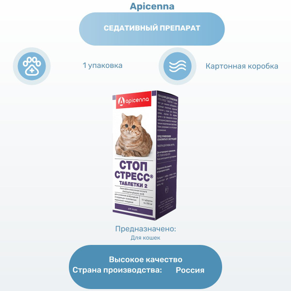 Стоп стресс для кошек