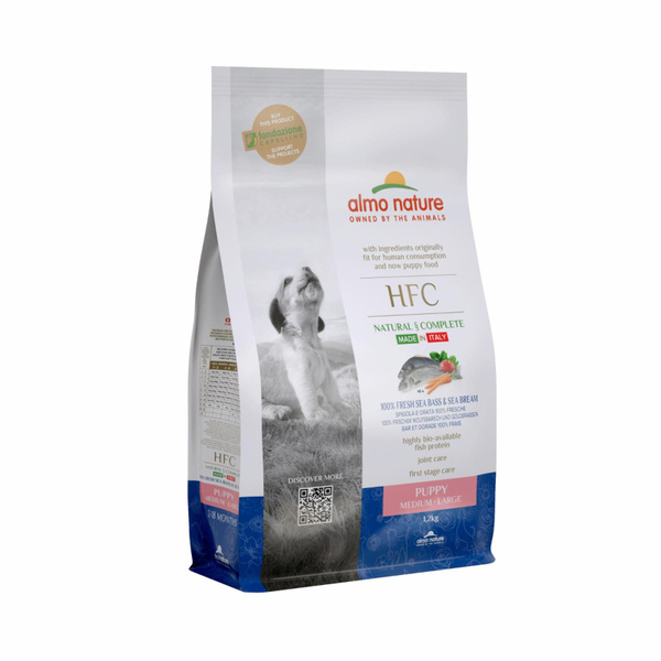 Корм для собак сухой Almo Nature 1.2кг, для щенков средних и крупных ...