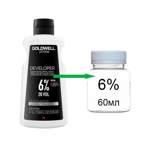 Goldwell Окислитель 6%, 60 мл - купить с доставкой по выгодным ценам в ...