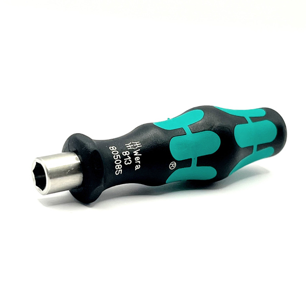 Ручка-битодержатель WERA 813 1/4, с магнитом, рукоятка Kraftform Plus ...