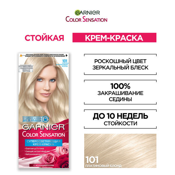Garnier Стойкая крем-краска для волос "Color Sensation, Роскошь цвета ...