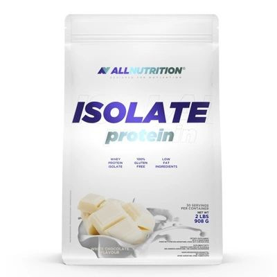 Сывороточный протеин изолят AllNutrition Isolate Protein БЕЛЫЙ ШОКЛАД ...
