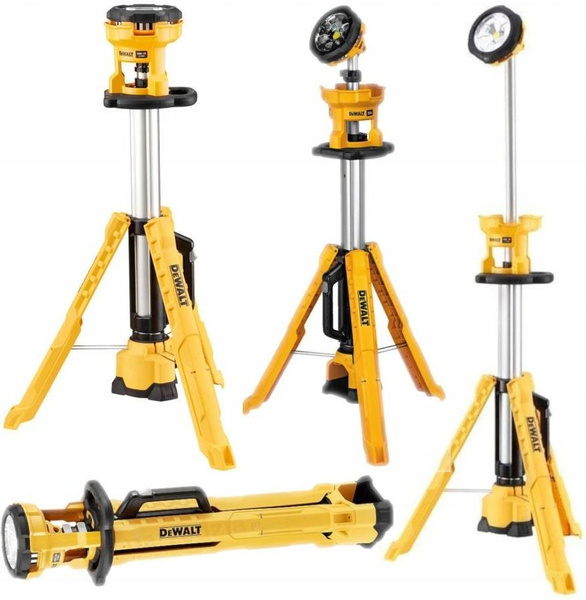 Аккумуляторный фонарь на штативе DeWALT DCL079 - купить с доставкой по ...