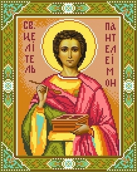 Набор для вышивания Матренин Посад #3003/БГ Святой Пантелеймон, Вышивка ...