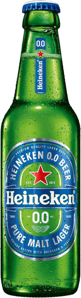Heineken 0.0 Безалкогольное пиво 330 мл, 1 бутылка, Германия купить на ...