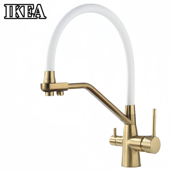 Смеситель для кухни IKEA с фильтром и краном для питьевой воды с гибкой ...