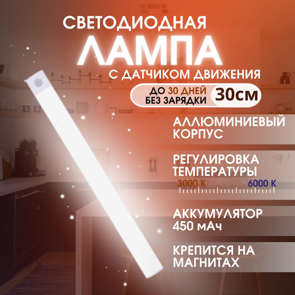 Линейный светильник с датчиком движения DiodExpert - купить с доставкой ...