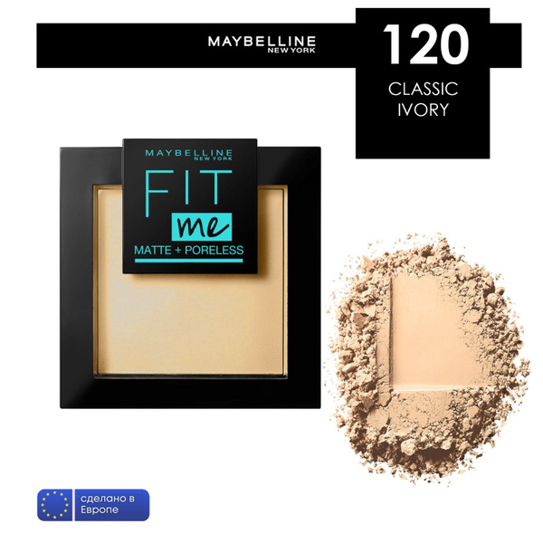 Характеристики Maybelline пудра для лица fit me matte poreless powder ...