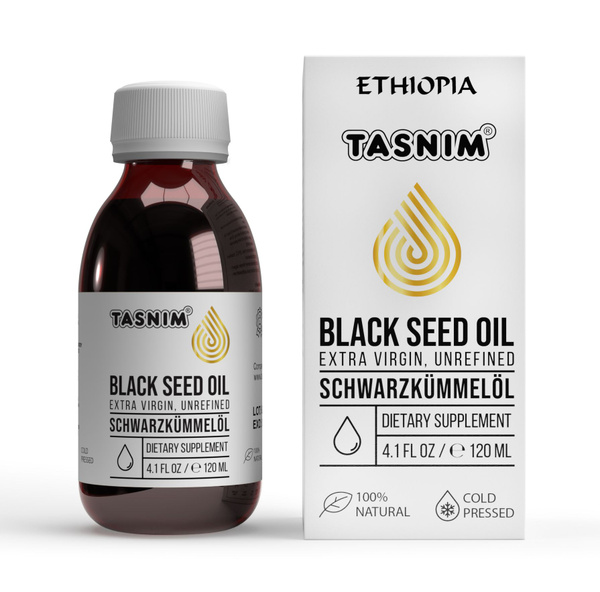 Масло черного тмина Эфиопское Nigella Sativa TASNIM (ТАСНИМ) первого ...