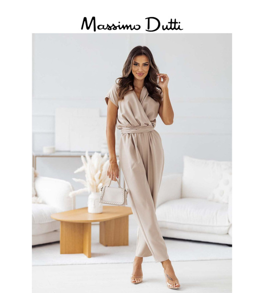 комбинезон Massimo Dutti, Женский, На любой сезон, размер 42, материал ...