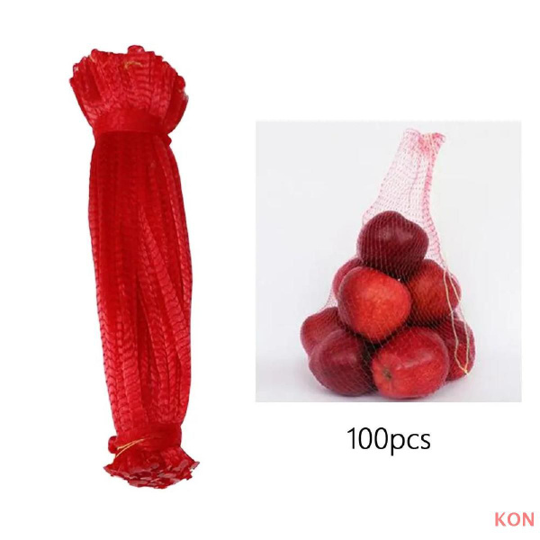 Фруктовый сетчатый мешок, нейлоновый упаковочный мешок, 100шт GZY ...