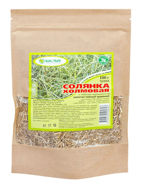 Травянной сбор Солянка холмовая с побегами курильского чая 100 гр ...