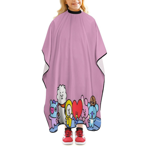 BT21 Пеньюар парикмахерский детский/Фартук для стрижки и окрашивания ...