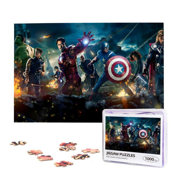 Avengers Деревянный пазл Марвел Деревянные пазлы Мстители Marvel ...