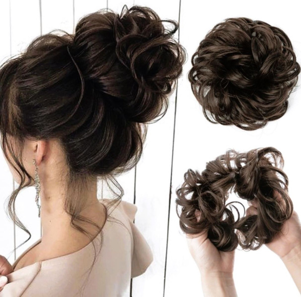 Шиньон резинка из термостойких волос для создания прически - Wigs ...
