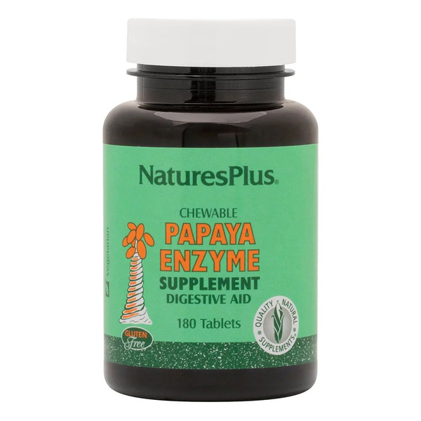 Энзимы ферменты папайи / Natures Plus Papaya Enzyme 180 таблеток, для ...