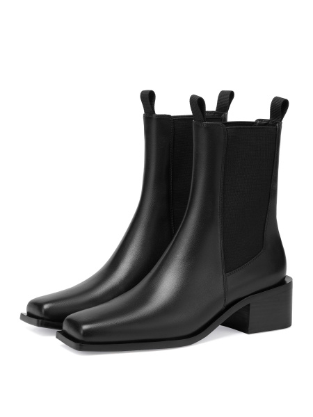 Ботильоны Женский Portal черный, размер 37 Демисезон F Без застёжки ...