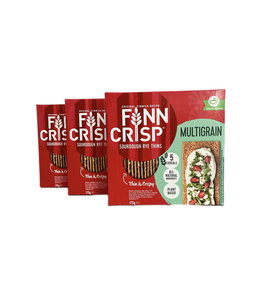 FINN CRISP Multigrain Хлебцы многозерновые 3x175 г, (из Финляндии ...