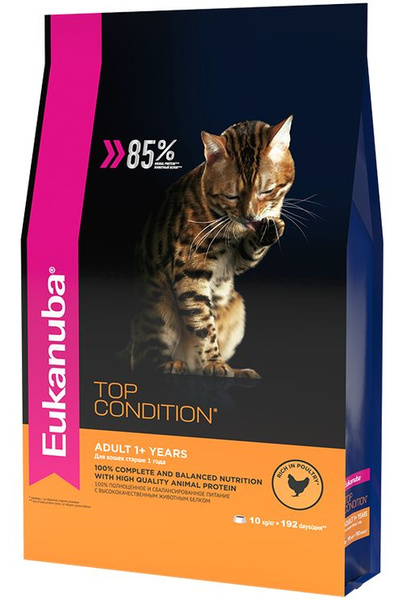 Eukanuba Для взрослых кошек, с курицей, 2кг. купить на OZON по низкой ...