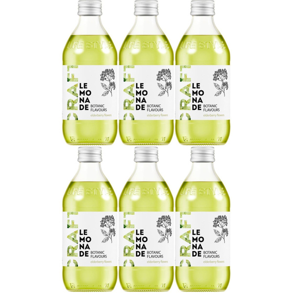 Газированный напиток StarBar Лимонад крафт Цветы бузины 330 мл, набор ...