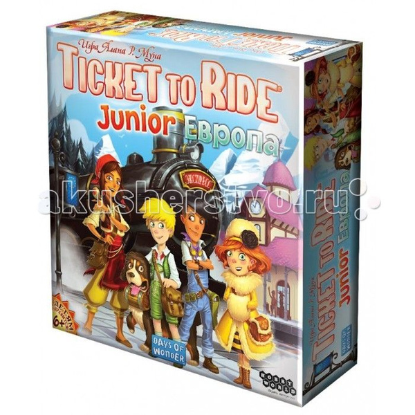 Hobby World Настольная игра Ticket to Ride Junior: Европа купить на ...