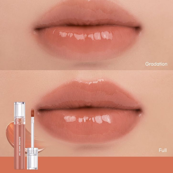 Глянцевый увлажняющий тинт для губ ROM&ND Glasting Water Tint, 15 Nudy ...