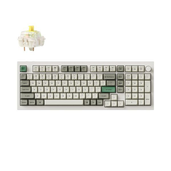 Беспроводная механическая клавиатура Keychron Q5 Max (96%) цвет Shell ...