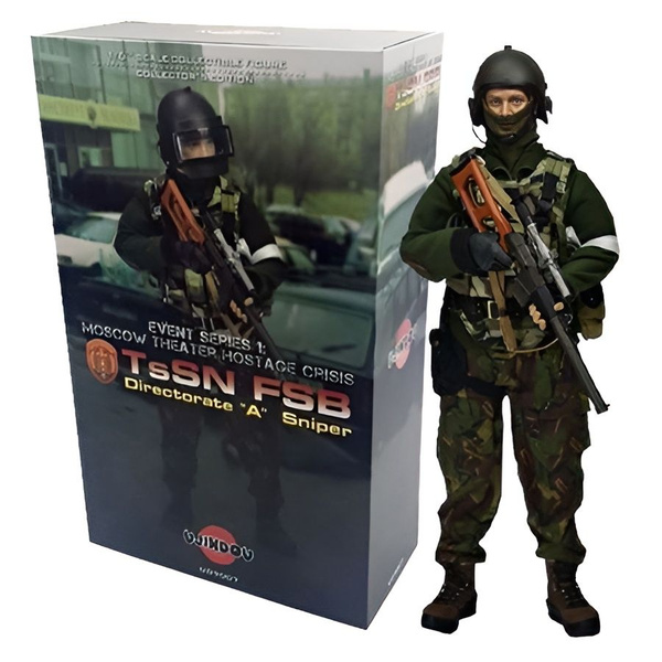 Коллекционная фигурка в масштабе 1/6 - Ujindou - Спецназ ФСБ Альфа в ...