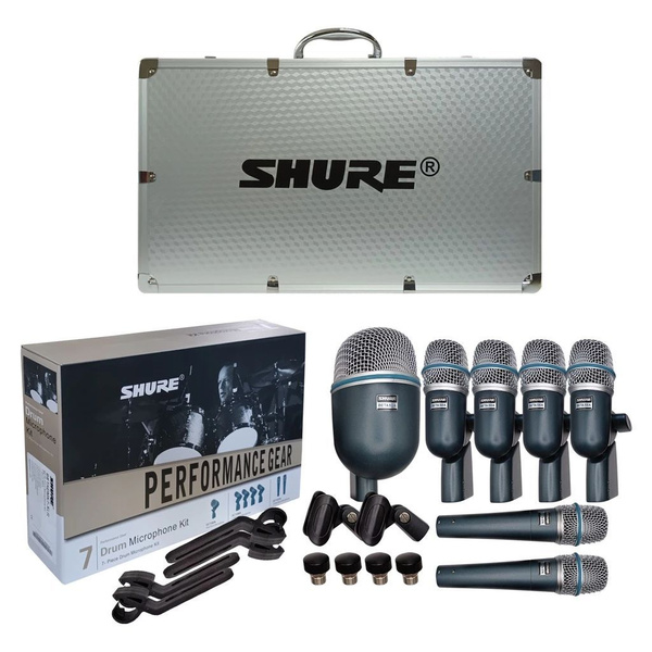 Shure Микрофон инструментальный SHURE BETA Drum Mic 7Kit, зеленый ...