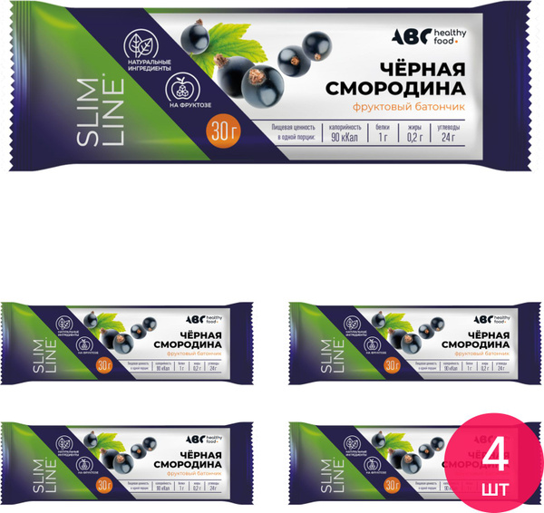Диетический батончик ABC healthy food / АВС Хэлси фуд фруктовый с ...