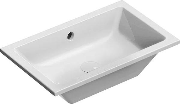 Раковина GSI Kube X 8953911 встраиваемая, прямоугольная, фаянсовая, без ...