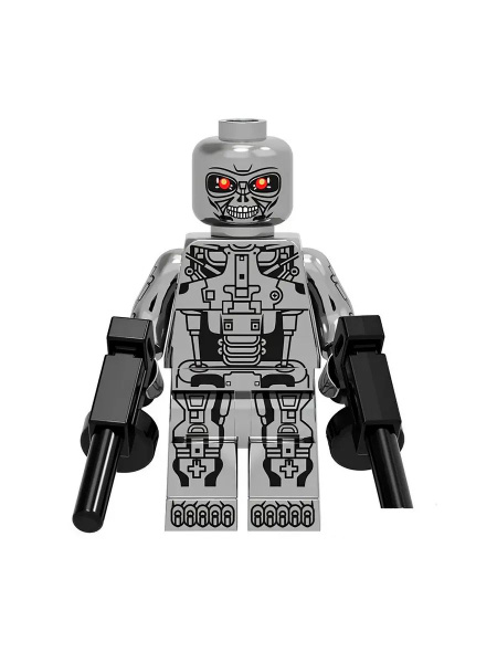 Минифигурка Терминатор Т-800 (Хромированный) / Киборг Убийца ...