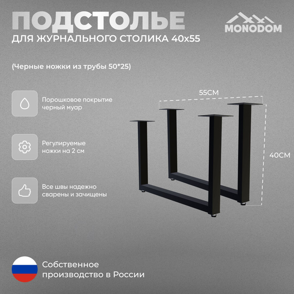 Ножки для журнального столика подстолье для журнального стола ЛОФТ ...