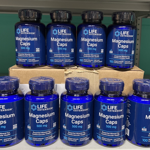 Life Extension Magnesium // Магний (оксид, цитрат, сукцинат) 500 мг ...