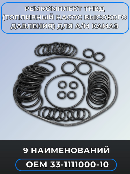 Рем/комп ТНВД (полный) КАМАЗ (БРТ)