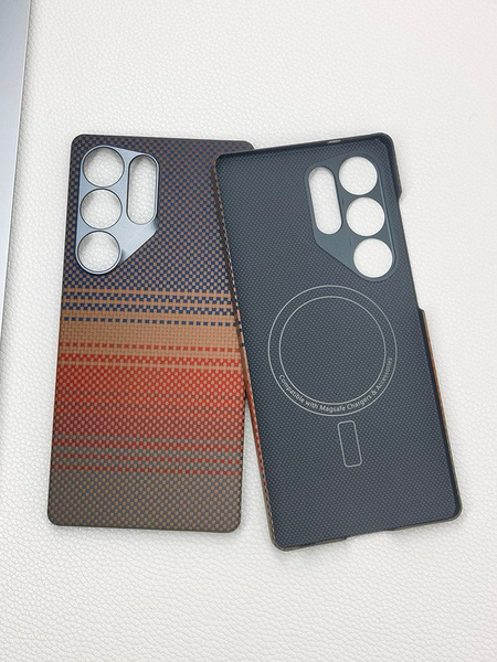 Магнитный чехол из чистого углеродного волокна для Samsung Galaxy ...