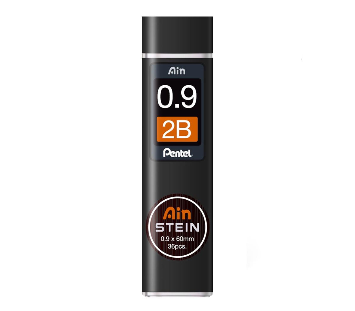 Грифели для механических карандашей PENTEL AIN STEIN C279 2B 0.9 мм 36 шт. в футляре