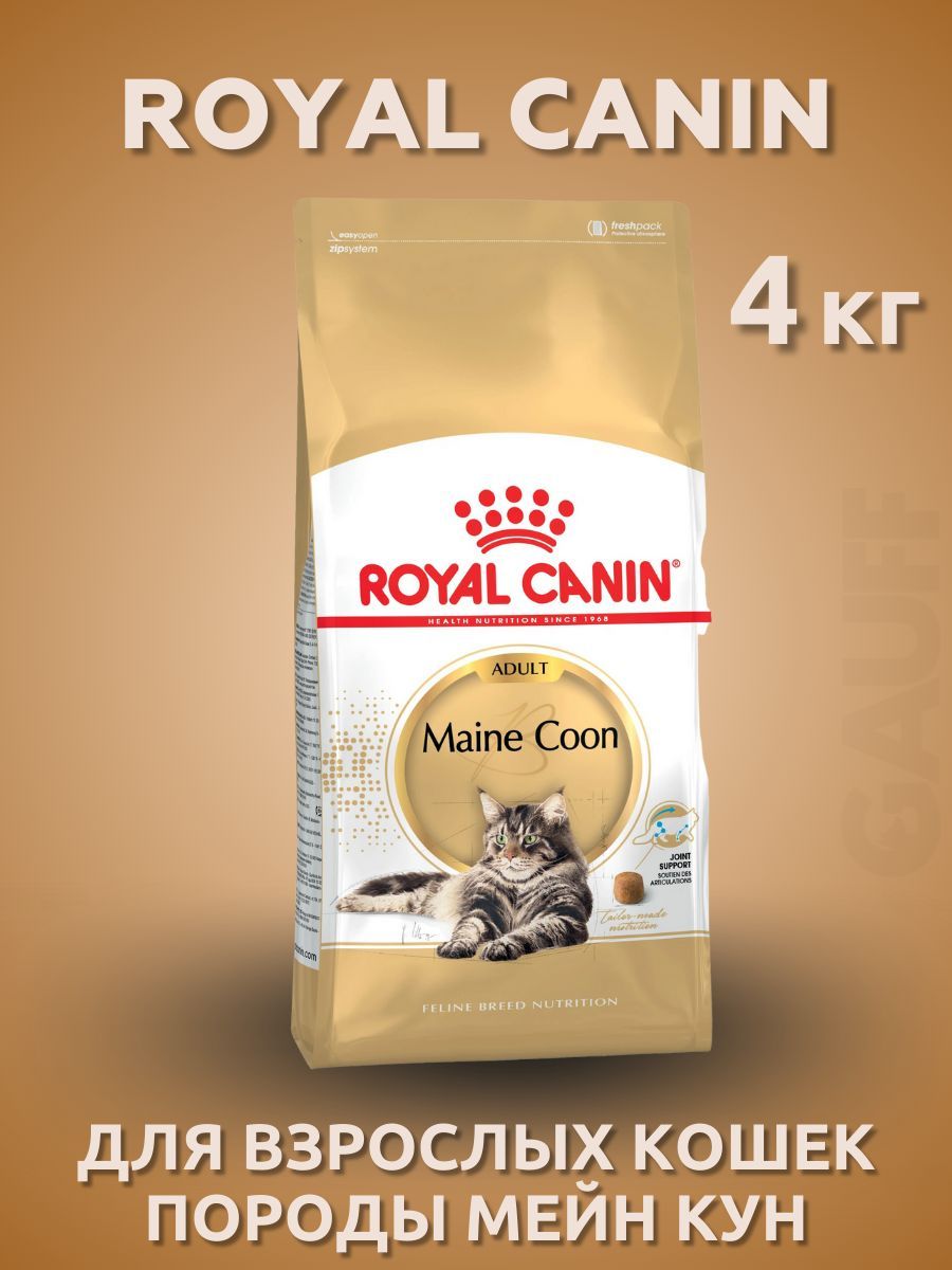 ROYAL CANIN Maine Coon корм для кошек породы Мэйн Кун 4 кг