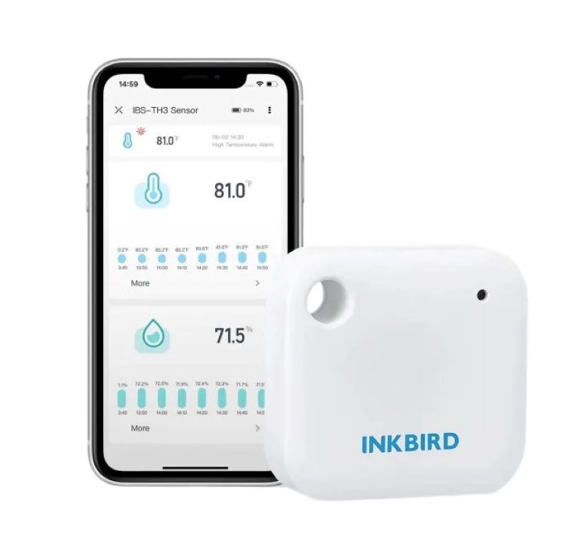 WI-FI термогигрометр INKBIRD IBS-TH3 логгер