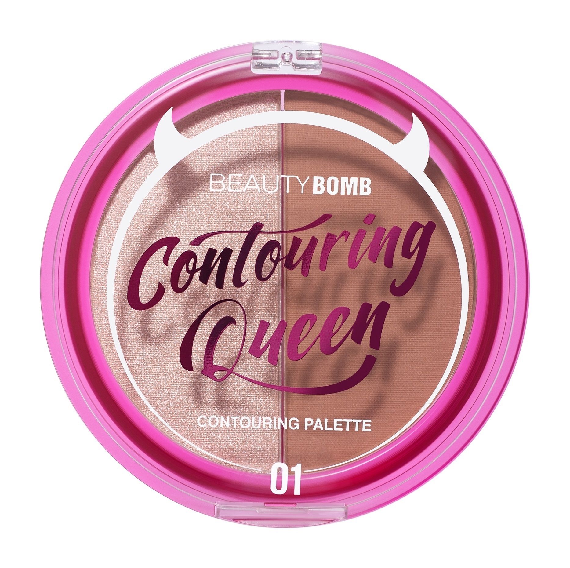 BEAUTY BOMB Палетка для контуринга Countouring Queen, 8 г, 01