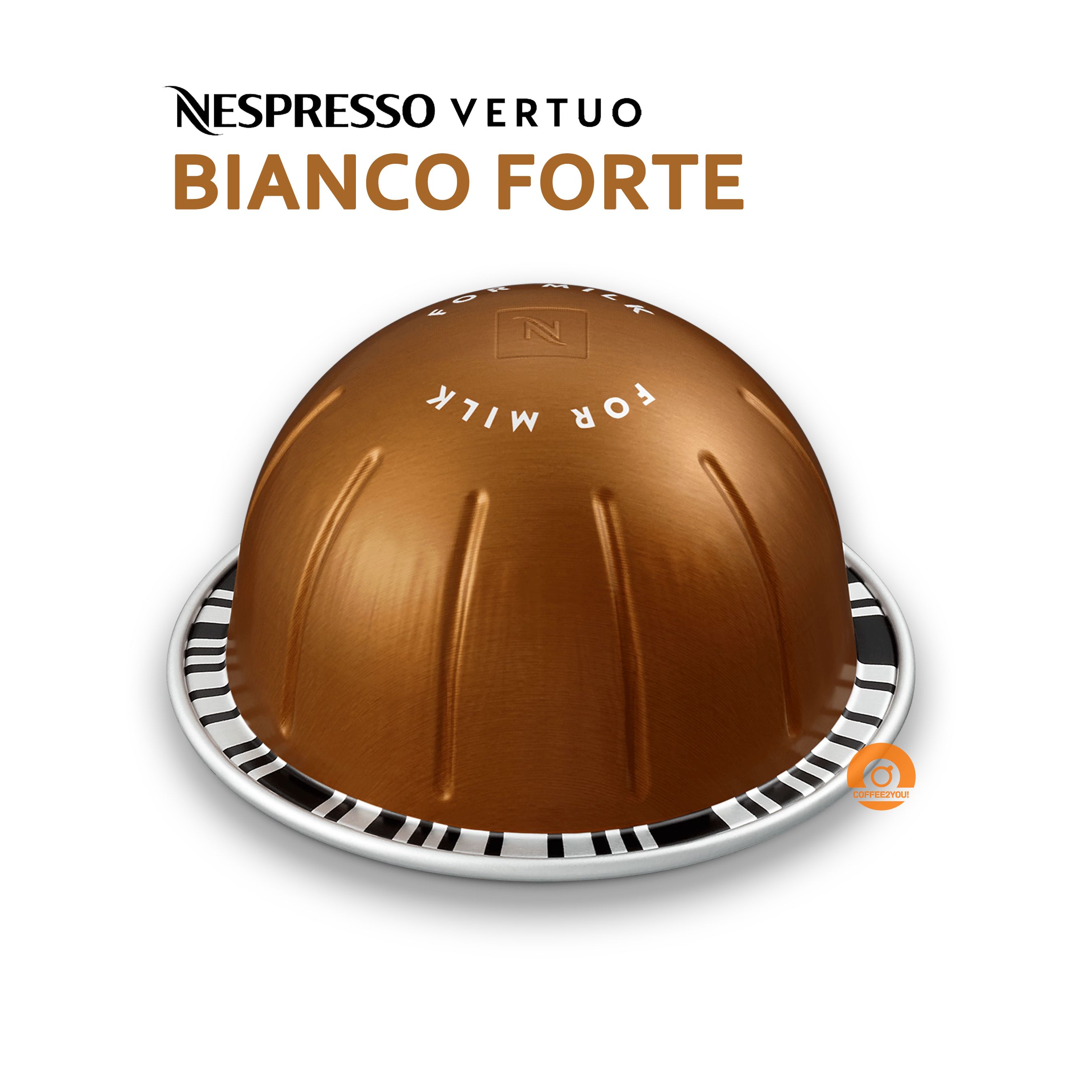 Кофе Nespresso Vertuo BIANCO FORTE в капсулах, 10 шт. (объём 230 мл.)