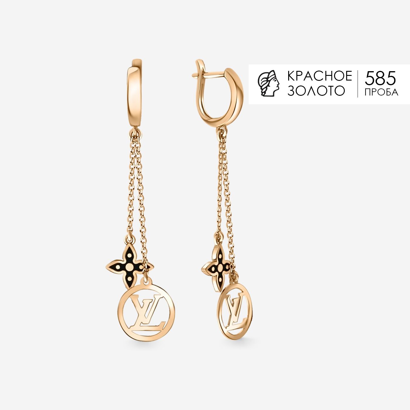 Серьги женские золотые 585 пробы, серьги висячие длинные с подвесками, ювелирные украшения