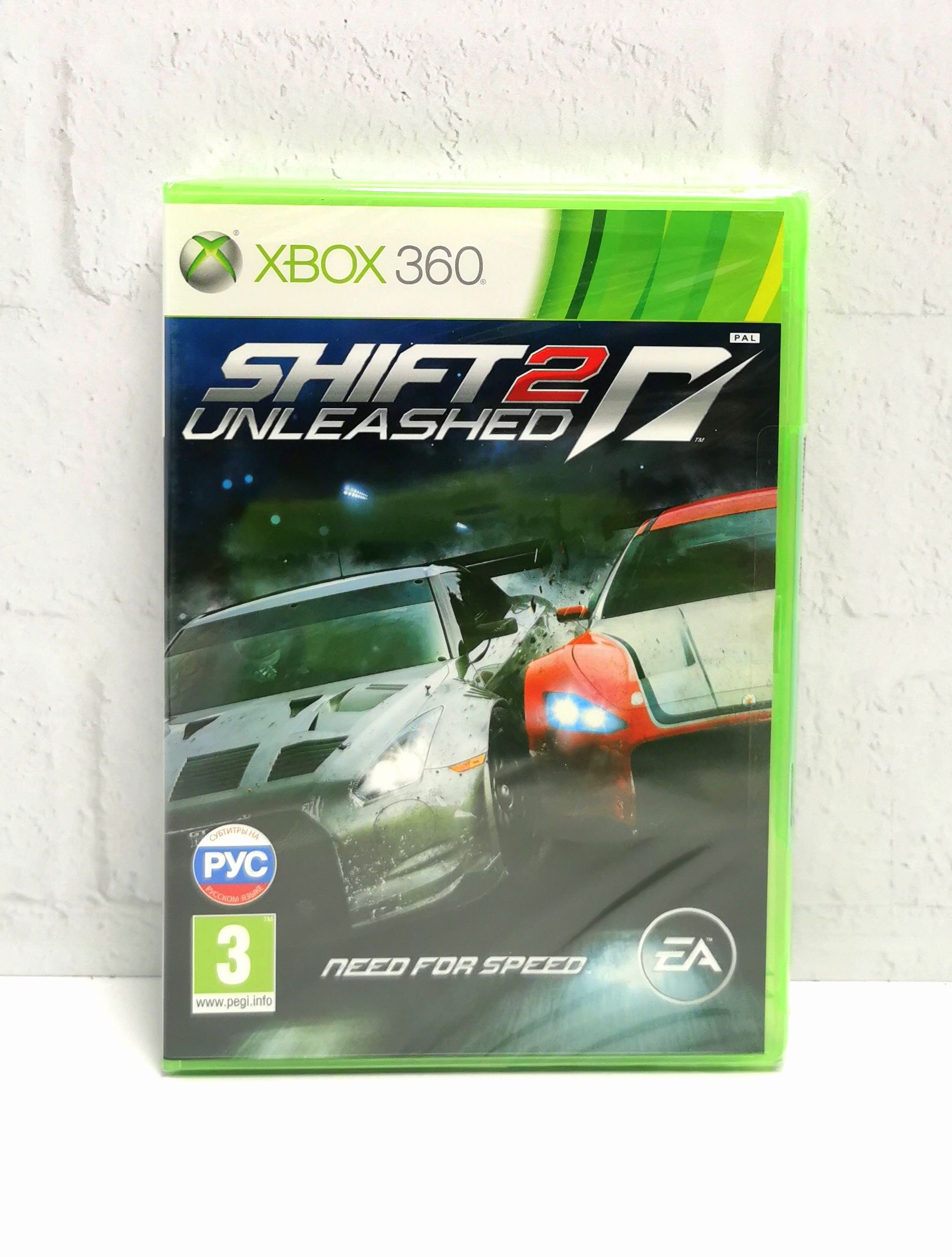 Need For Speed Shift 2 Unleashed NFS Русские субтитры Видеоигра на диске Xbox 360