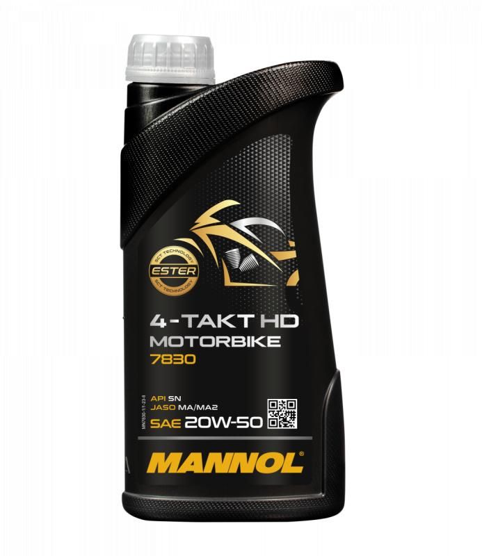 MANNOL78304-TAKTMOTORBIKEHD20W-50Масломоторное,Синтетическое,1л