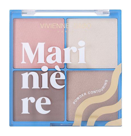 Пудровая палетка для скульптурирования лица Mariniere Powder Face Contouring Palette