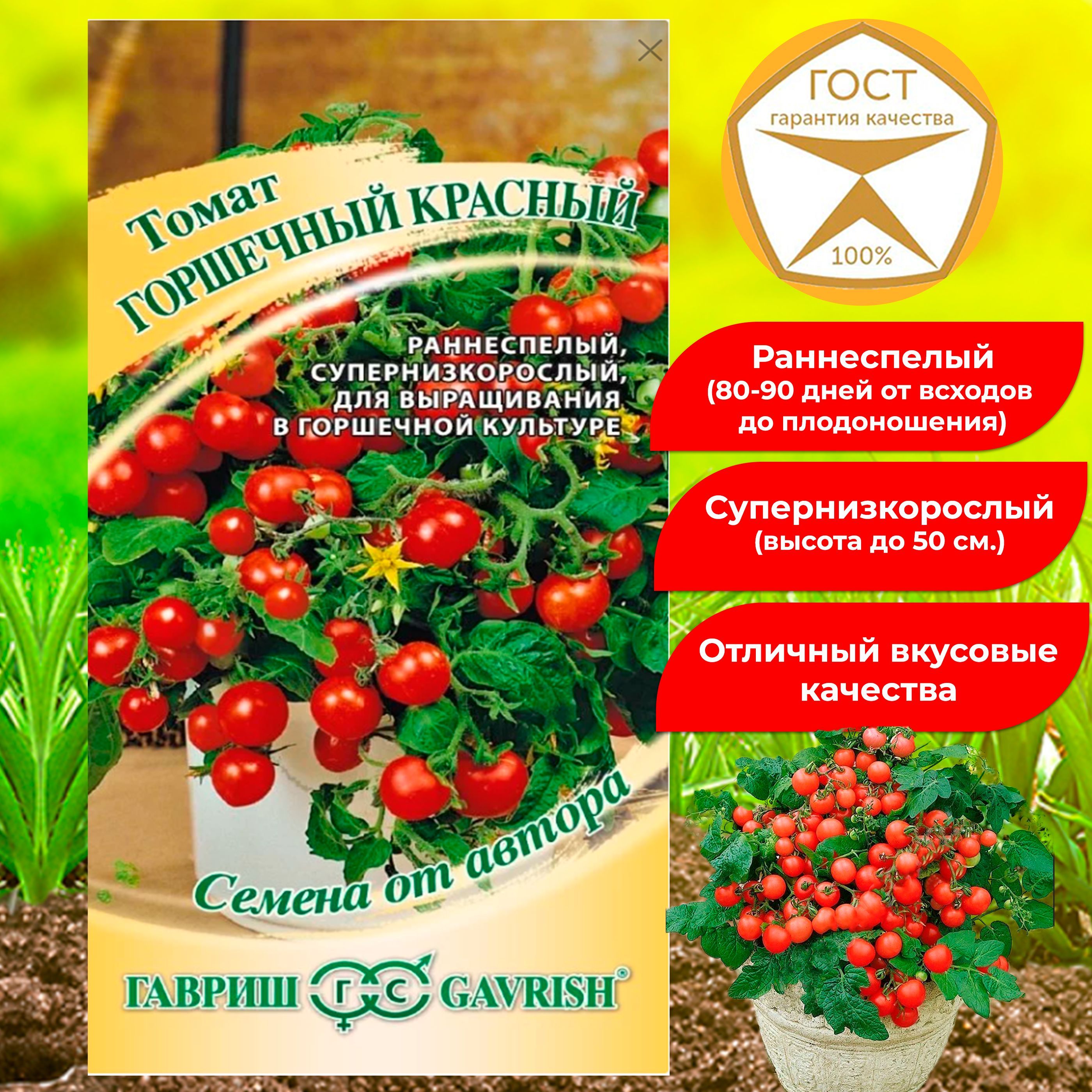 Семена Томатов Черри Низкорослые