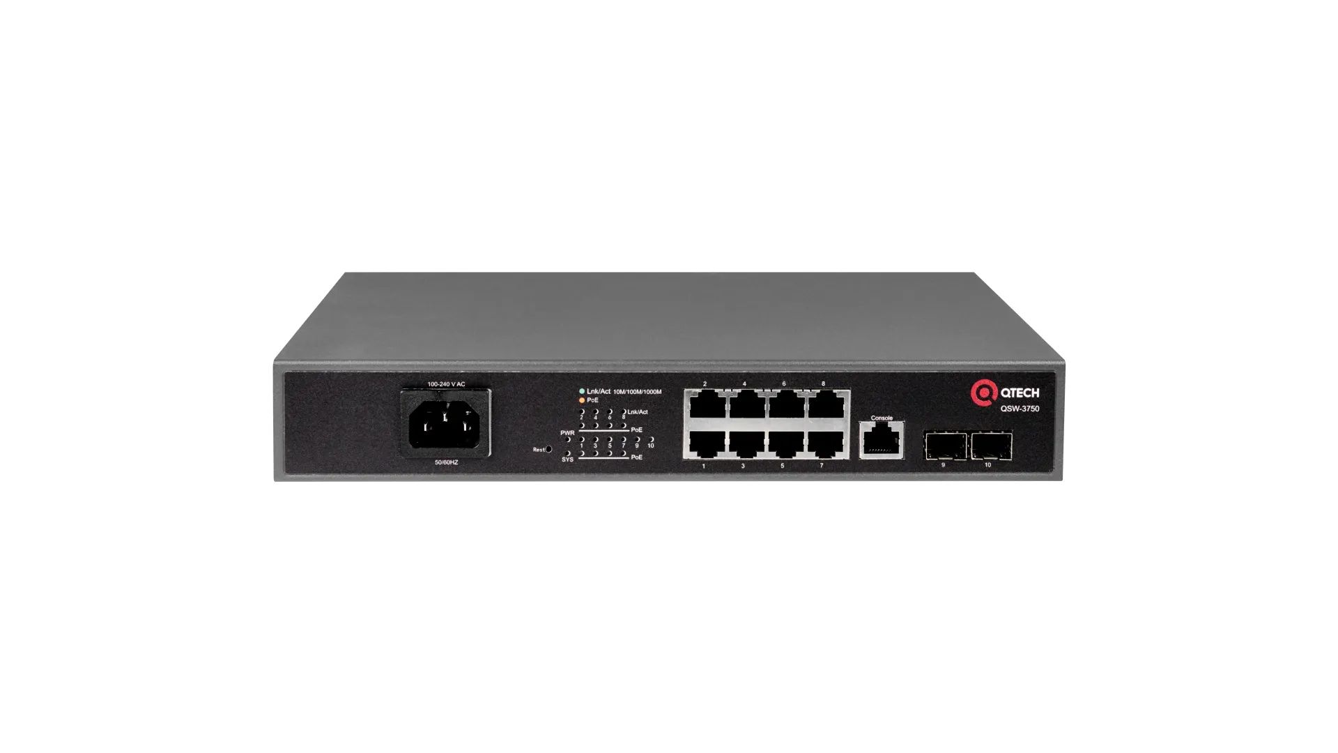 Коммутатор QTECH QSW-3750-10T-POE-AC-L - купить по выгодной цене в  интернет-магазине OZON (1492209197)