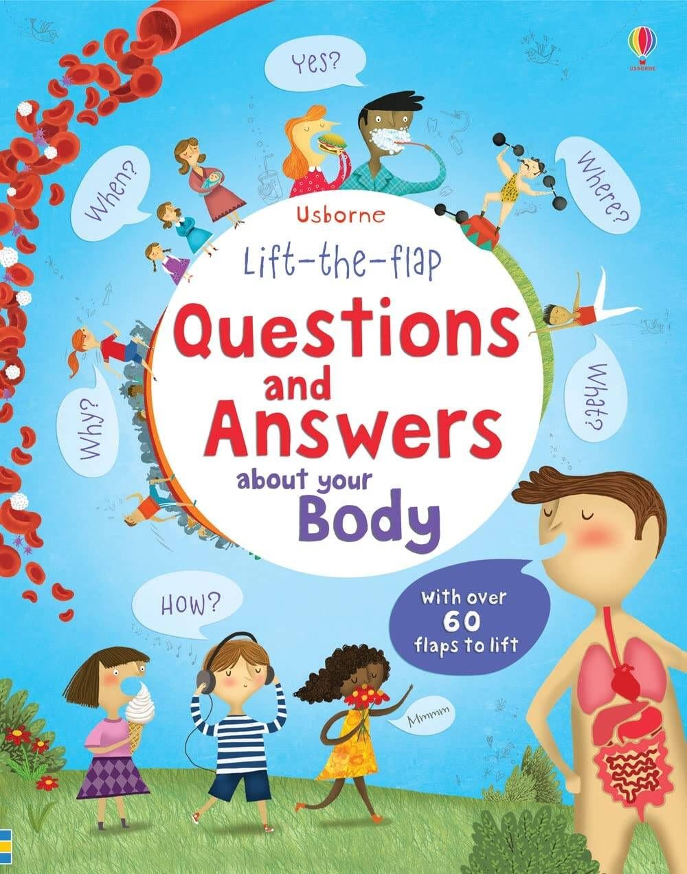 Lift-the-flap questions and answers about your body Книга с окошками вопросы и ответы о твоем теле /Книги на английском языке